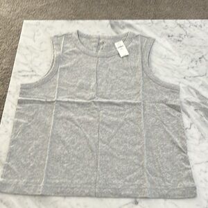 NWT grey GAP petite medium tank top